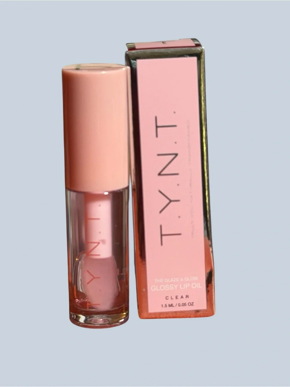 TYNT The Glaze and Go Glossy Lip Oil in Clear NIB